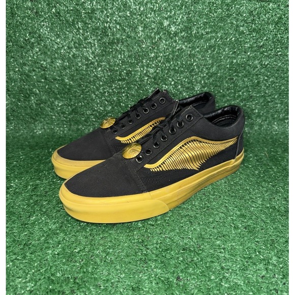 Vans x Harry Potter Golden Stitch‎ Skate Sneakers Men's Size 7.5 Women's Size 9 - Picture 3 of 10
